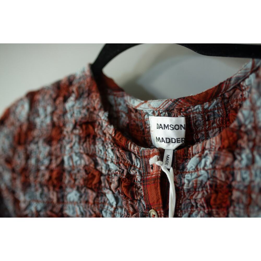 Anthropologie Damson Madder Posey Smocked Long-Sleeve Cotton Midi Dress 4 - Picture 4 of 5